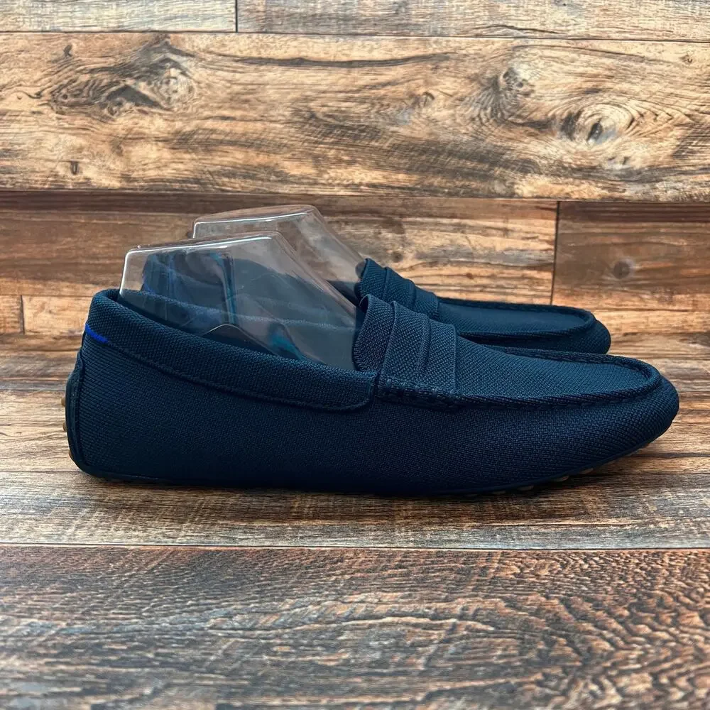 Rothy's the Driving Loafer Navy Blue Men's 11 Shoe Washable